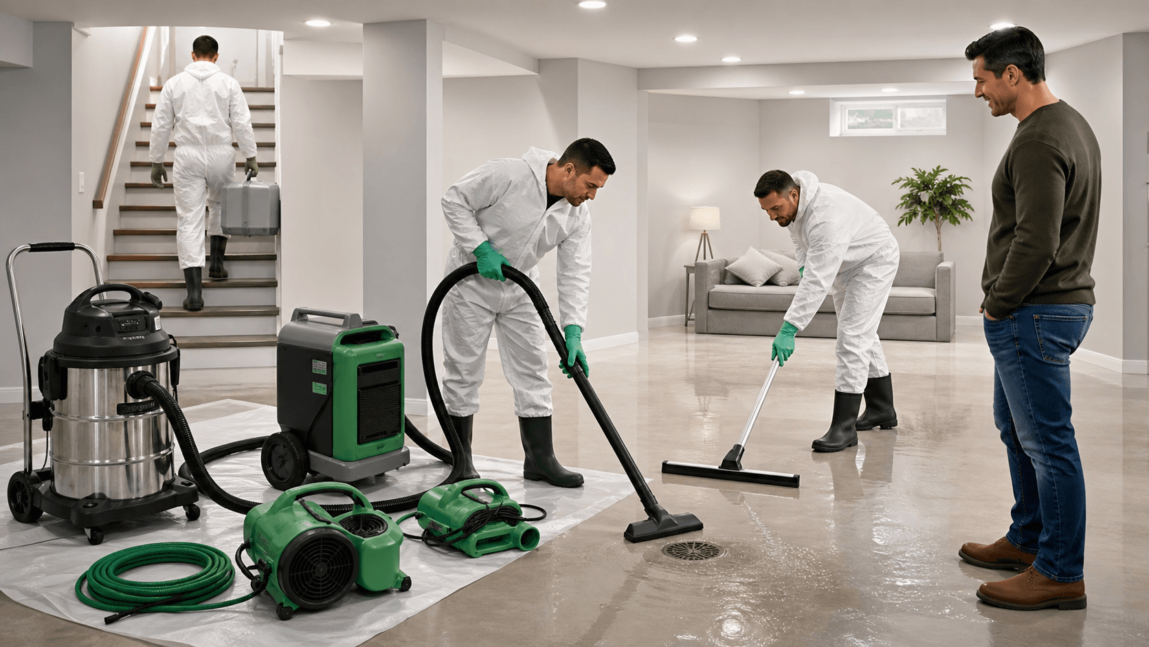Basement Sewage Backup Safety Plan for Deerfield Homes