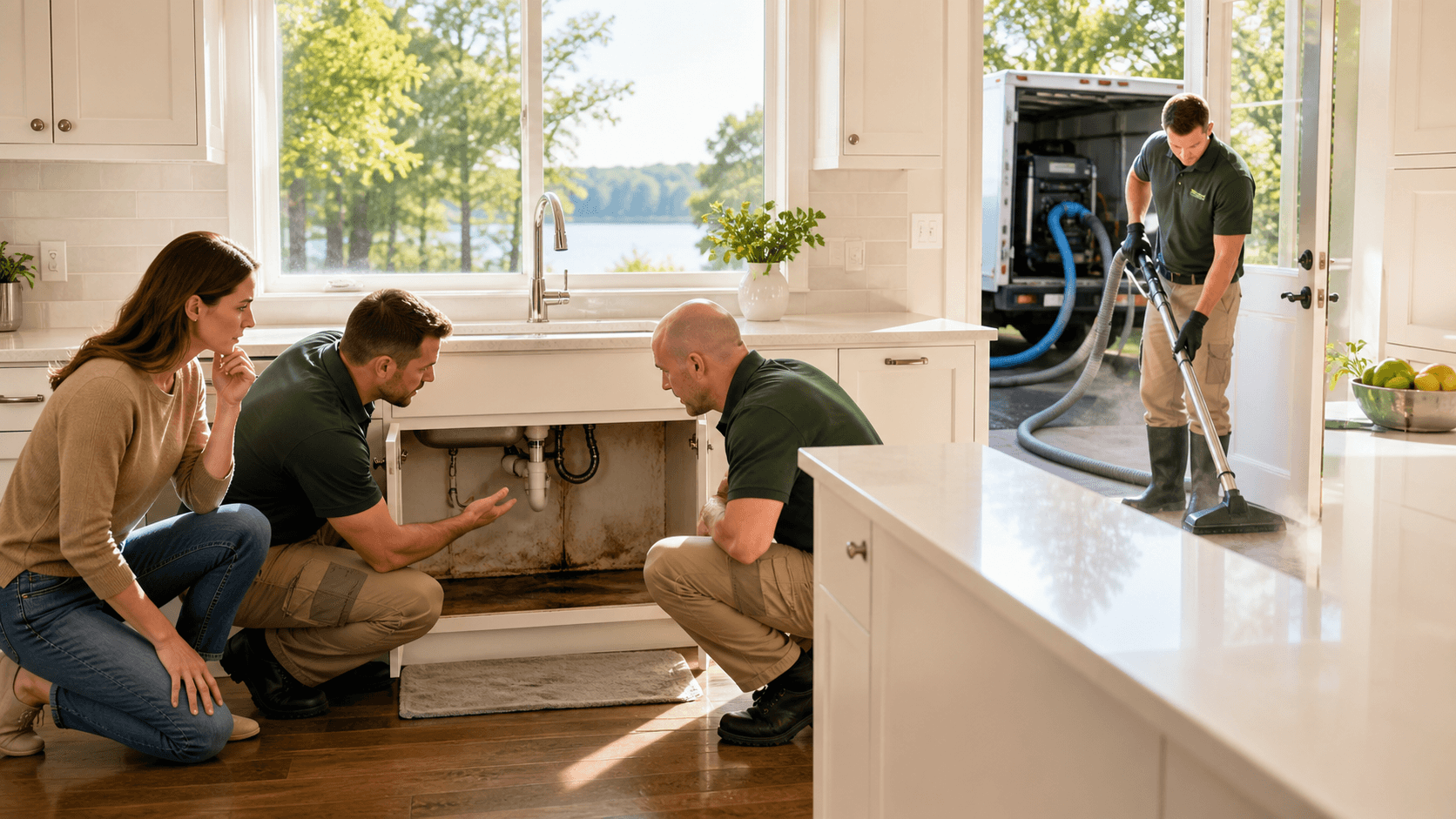 Questioning Kitchen Mold Removal in Lake Bluff Rental Homes